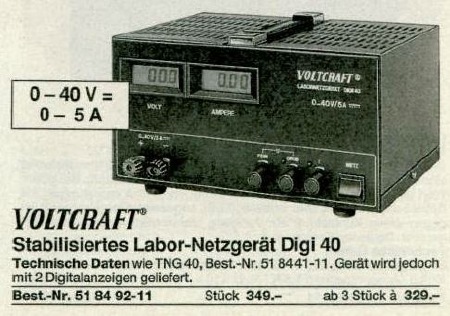 40 Jahre VOLTCRAFT » Starke Technik seit 1982